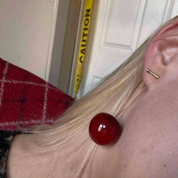 Cherry Earrings - Picture 2 of 3